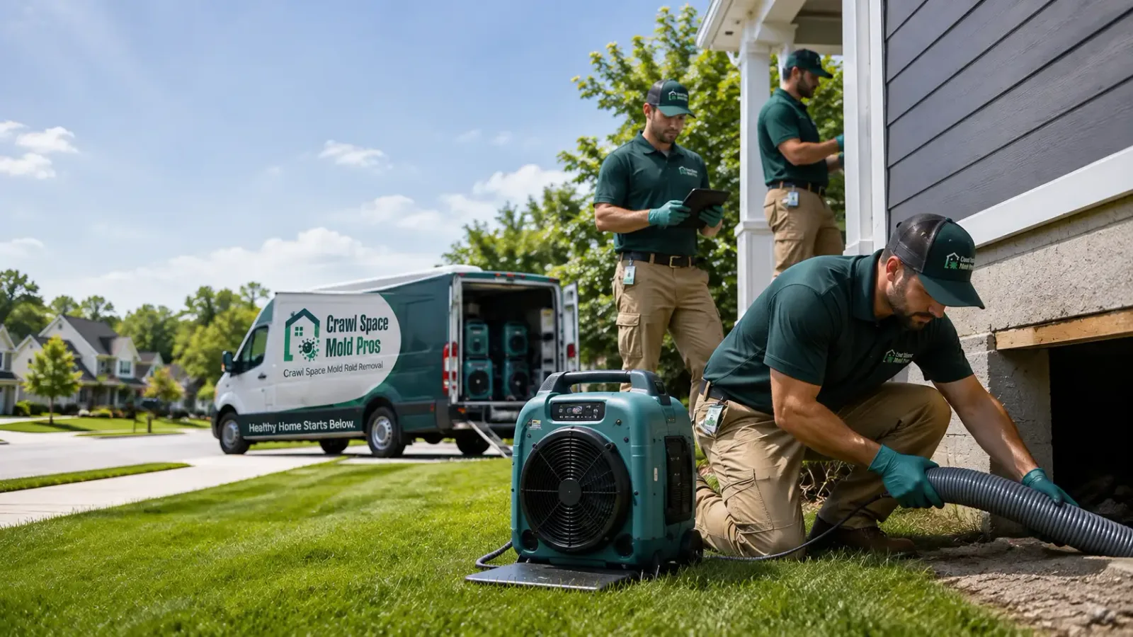 Crawl Space Mold Removal in Easton, PA